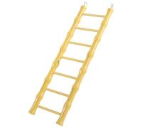 Cabilock Bird Ladder for Cage Hanging Hamsters Parakeets Cockatiels and Small Birds Climbing Steps 8.5 X 29.5Cm Exercise Accessory