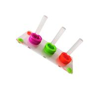 Cabilock Bird Ring Toss Educational Bird Playing Training with Acrylic Material Creative Ring Design for Exploring and Adventuring Parakeets and Little Parrots Random Color