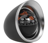 Cabilock Black Compass Ball for Car Dashboard and Boat Truck, Practical Abs and Acrylic Sphere Compass for Decoration and Navigation, for Anywhere the Beaten Track Takes You