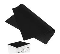 Cabilock Black Diatom Ooze Washing Machine Cover for Dryer and Washer, Protective Barrier Mat with Non-slip Feature, Simple Elegant Design for Laundry Room Use