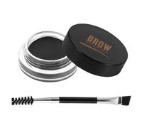 Cabilock Black Eyebrow Styling Wax Waterproof Brow Gel with Eyebrow Brush Enhances Natural Look for Occasion Makeup Tool