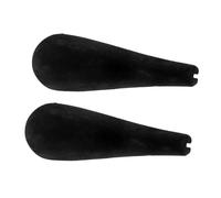 Cabilock Black Shoulder Pads for Hangers Thickened Wide Non-slip Shape Hanger Pads for Sweaters Suits Shirts Shoulder Shaper Accessories to Maintain Garment Shape