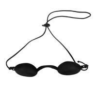 Cabilock Black Silicone Eye Protection Glasses for LED Treatment and Outdoor Tanning, Suitable for Tattoo Removal and Light Eye Shade Cover in Cosmetic Procedures