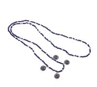 Cabilock Blue Evil Eye Flattering Fit with Unique Minimalist Design Beaded Waist Chain Glass Material to Enhance Overall Look, Elegant Body Jewelry for Women for Dress or Casual Wear