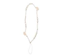 Cabilock Bohemian Five-Pointed Star Beaded Phone Lanyard Imitation Pearls Decorative Hanging Strap for Mobile Phones for Women