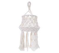 Cabilock Bohemian Macrame Table Lamp Shade Handwoven Cover Lightweight Small Lampshade for Office Bedroom Living Room Nursery Decor Easy Installation