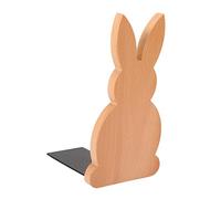 Cabilock Bookends Wooden Bookends Rabbit Rabbit Decorative for Boys and Girls for Shelf