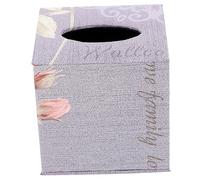 Cabilock Box Leather paper box tissue holder napkins holder the office desk decor hand towel dispenser napkin organizer cat tissue dispenser car trim rectangle Density Plate purple carton