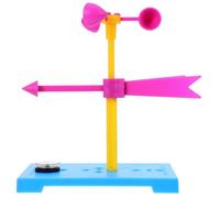 Cabilock Boy Girl Diy Weather Vane Kit Educational Plastic Wind Indicator Model for Stem Learning Enhances Creativity and Skill Development for Classroom Science Experiments