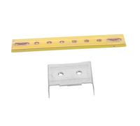 Cabilock Brass Grounding Busbar with Screw Terminal Compact Copper Ground Bar for Electrical Panel Auto Boat Amplifier Reliable Space-saving Earth Terminal Block