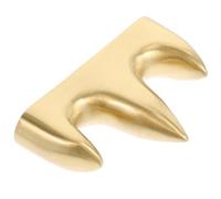 Cabilock Brass Mountain Shape Chinese Brush Pen Holder Anti-skid Calligraphy Pen Rest Desktop Stand Artistic Decor Gift for Writers and Calligraphy Enthusiasts