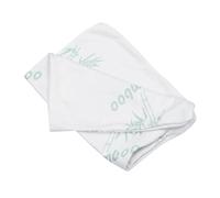 Cabilock Breathable Bamboo Fiber Memory Pillowcase for Neck Pillows Cover Moisture-wicking Soft Replacement Case with Hair Protection Quick-dry Cushion Cover for Home and Travel Use