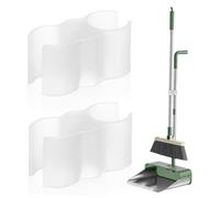Cabilock Broom Handle Connector Double Port Clamp 2Pcs Plastic Fastener Clips for Cleaning Tool Linking in Kitchen and Bathroom