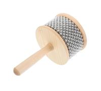 Cabilock Cabasa Hand Percussion Instrument with Wooden and Metal Materials, Easy to Learn Musical Instrument for Group Performances and Personal Practice, Versatile Use with Elegant