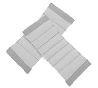 Cabilock Camera Bag Padded Inserts 2Pcs Grey Shockproof Dividers Smooth Texture for DSLR Storage and Travel Photography