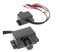 Cabilock Car Audio Volume Control Knob with Bass Control for Amplifier Plastic Material Inline Rca Connectors for Speaker and Device