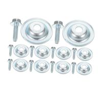 Cabilock Car Parts Kit for Utv Skid Plate Includes Washer and Bolt Heavy-duty Mounting Bolts for Off-road Protection Replacement Skid Plate Parts