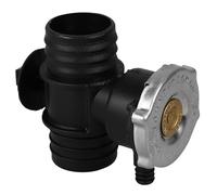 Cabilock Car Radiator Filler Neck Abs Coolant System Replacement Cap with Four-way Connector, Lightweight and Easy to Use, Prevents Leakage, Suitable for Car Oil Tank and Radiator
