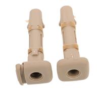 Cabilock Car Seat Headrest Guide Inserts Plastic Locking Pins Kit Beige 12.7mm Diameter Rear and Front Headrests Trim Repair Accessories for Vehicle Seats