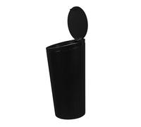 Cabilock Car Trash Can with Lid Small Portable Auto Garbage Bin for Vehicle Back Seat Space-saving Car Organizer for Trash and Sundries Leakproof Press Switch Design in Black
