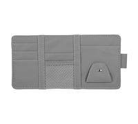 Cabilock Car Visor Organizer PU Multifunctional Visor Cards Holder for Cars Trucks Suvs Compact Interior Accessory for Sunglasses Tickets Keys and Cards