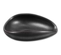 Cabilock Ceramic Dish Coffee Beans Dosing Cup Black Unique Shape High Temperature Resistant Craftsmanship for Coffee and Tea Enthusiasts Tea Set Tasting Rituals