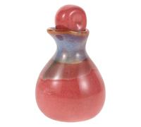 Cabilock Ceramic Essential Oil Bottle Elegant Pink for Aromatherapy with Lid Apothecary Bottle for Fragrance Storage and Dispensing, for Spa Clubs and Sauna Use