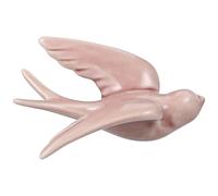 Cabilock Ceramic Wall Mounted Hanging Swallows Wall Bird Decoration Nordic Ceramic Bird Decor for Indoor Outdoor Home Bedroom Living Room Dining Room Garden Shop 1 pc
