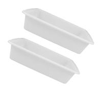 Cabilock Chemical Resistant Plastic Laboratory Tray 24X17X6.5Cm Small Deep Storage Tray for Scientific Experiments and Medical Settings