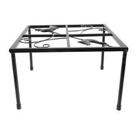 Cabilock Chicken Feeder Holder and Water Fountain Stand Metal Support Frame for Chicken Coop Use, Iron Square Rack Prevents Feed and Water Spillage Suitable for Poultry Farm and Indoor