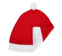 Cabilock Christmas Car Headrest Cover Decorative Santa Hat for Car Seats Easy to Install Festive Interior Accessory Fit Soft Material for Holiday Cheer