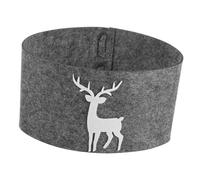 Cabilock Christmas Tree Skirt Base Cover by Brand Assorted Color Felt Tree Collar Mat for Holiday Home Decoration 30 Inch Diameter with Cartoon Design and Xmas Lights Accent