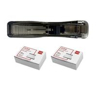 Cabilock Clam Clip Dispenser Document Clipper Plastic and Iron Alternative to Paperclips and Staples for Binding Documents in Office Use for Staff and Students