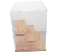 Cabilock Clear Acrylic Display Box for Action Figures Multi-layer Exhibition Collection Case Transparent Organizer for Doll Models Desktop Storage Showcase