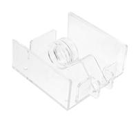 Cabilock Clear Acrylic Napkin Holder with Stable Flat Base Transparent Tissue Dispenser for Restaurant Hotel Kitchen Party and Home Table Use
