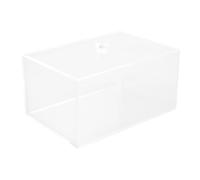 Cabilock Clear Acrylic Tissue Box with Cover Napkin Dispenser for Home and Office Stylish Desktop Organizer for Dryer Versatile Transparent Holder for Kitchen Party Restaurant Bar Hotel Use