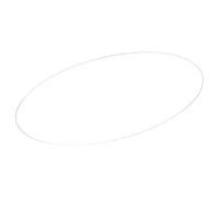 Cabilock Clear Round Acrylic Sheet Thick Transparent Disc Lightweight Panel for DIY Crafts Painting Photo Frames Table Protection