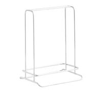 Cabilock Clothes Hanger Organizer Rack Metal Laundry Drying Stand Space-Saving Storage for Balcony Indoor Use Compact Design