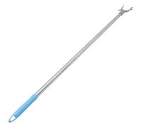 Cabilock Clothes Reach Pole with Hooks, 95cm Clothes Reaching Sticks Adjustable Clothesline Pole Hanger Reach Sticks for Closet Ceiling Shelf