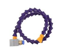 Cabilock Cnc Magnetic Base Coolant Hose 600mm Flat Head Cooling Nozzle with Quick Connector and Adjustable Air Sprayer for Machine Tool Engraving and Milling Cooling System