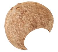 Cabilock Coconuts Shell Hideout Hideout Cave Safe for Pets Tunnel Coconut Shell Reptile Shelter for Spiders and Crabs Terrarium Habitat Décor