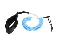 Cabilock Coiled Stand Up Paddle Board Leg Rope with High Strength Tpu for Water Sports Comfortable Wrist Strap Fit Paddleboard Leash in Blue Secure Attachment for Surfing and Kayaking