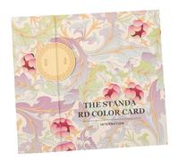 Cabilock Color Nail Polish Display Book for Salon Professional Manicure Color Chart Nail Polish Sample Card White Cover Chic and Practical Design