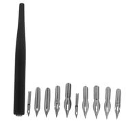 Cabilock Comic Dip Pen with Replaceable Stainless Steel Nibs Wooden Holder for Comfortable Grip Sketch Pens for Drawing Writing Signing Suitable for Professionals and Beginners