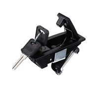 Cabilock Compression Latch Lock for Cabinet Doors Hand Operated Flush Lock for Toolboxes Campers and Trailers Black Key Type