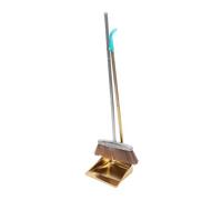 Cabilock Convenient Dustpan Broom Set 1 Set of Home Cleaning Tools Long Handle Broom and Dustpan for Efficient Floor Cleaning