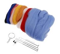 Cabilock Convenient Needle Felting DIY with Complete Accessories for Beginners Fun Wool Felt Ornament Craft Kit for Creative Handmade Decoration and Family Activities