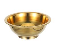 Cabilock Copper Water Offering Bowl Buddhist Water Offering Bowl for Decor Golden Copper Design with Intricate Patterns for Ritual Use Meditation Holiday Incense Home Décor