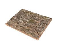 Cabilock Cork Bark Reptile Decor for Terrarium and PET Cage, Coffee | Natural Cork, Rough Anti Slip Surface, Hard Sheet Texture, Forest Style Look, Included
