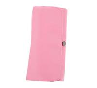 Cabilock Cosmetic Storage Case Makeup Brush Pouch with Cushioned Surface and Wide-Open Design for Travel and Home Use in Thick Polyester Fabric